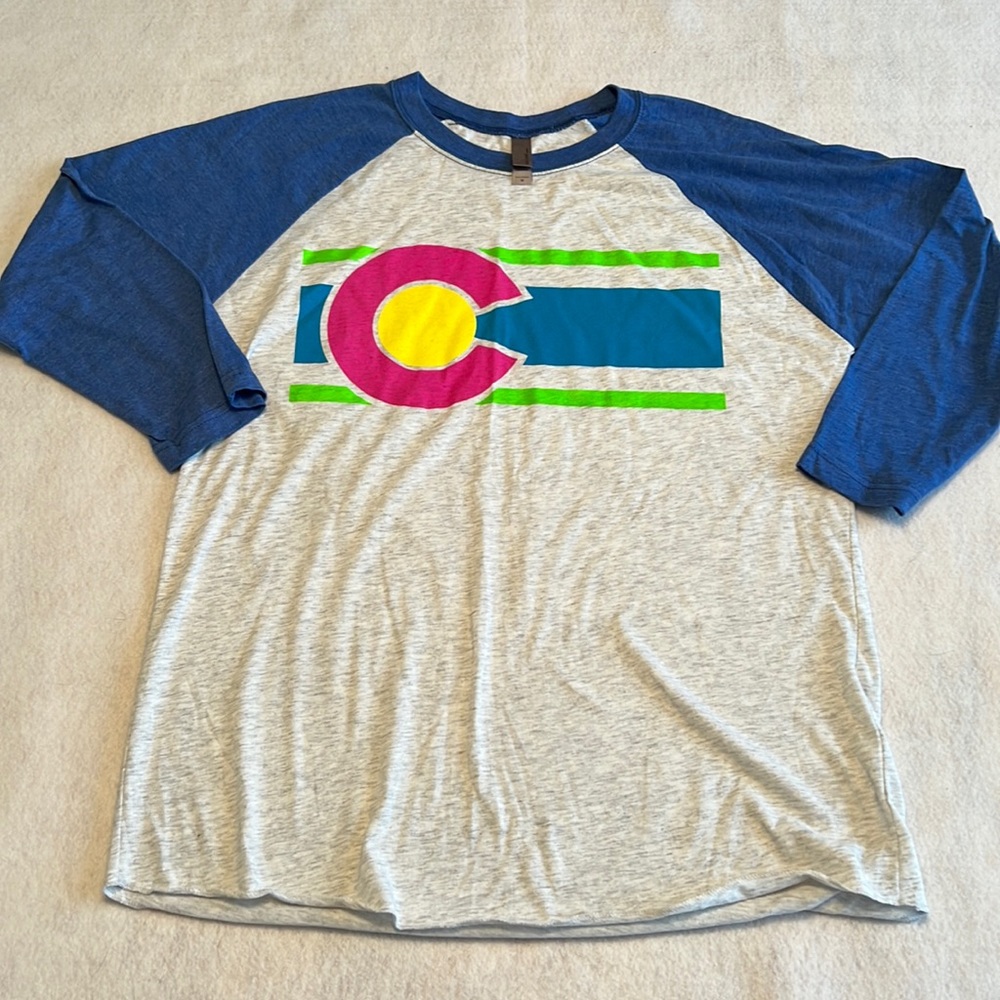 Cute Colorado lightweight baseball tee